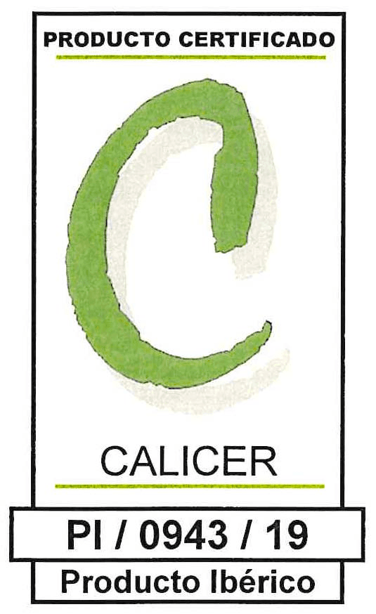Sello «Producto Certificado CALICER», nº PI/0943/19 — Producto Ibérico