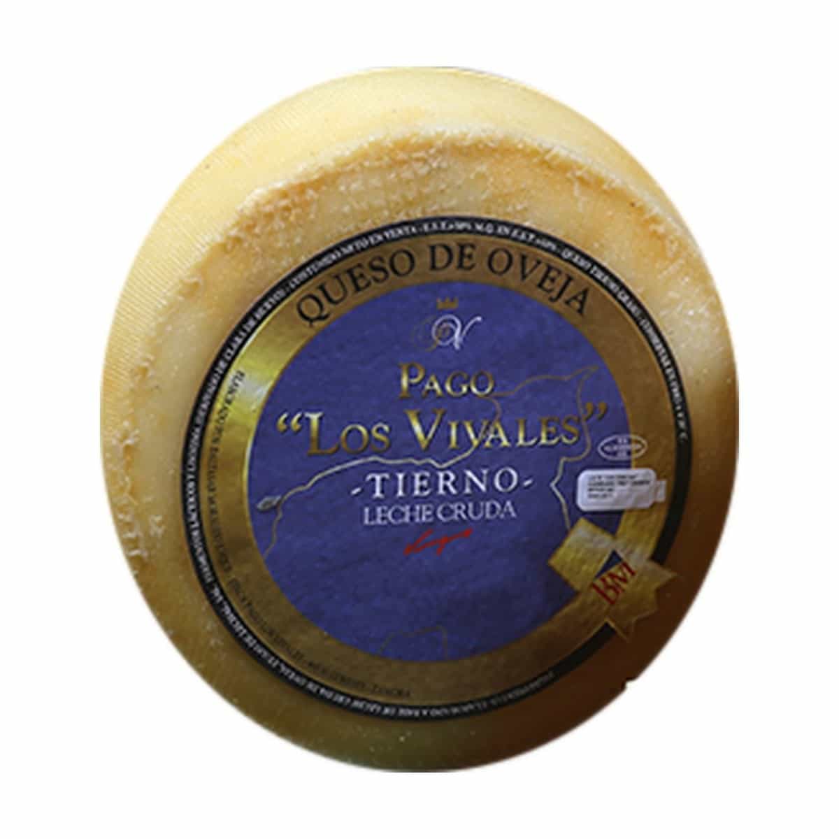 Queso de Oveja Tierno. Leche Cruda Vivales