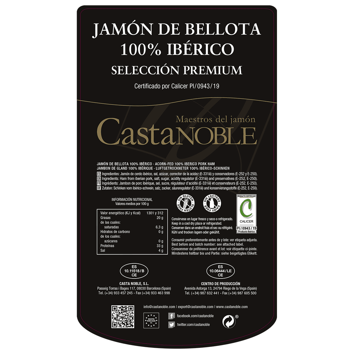 Jamón de Bellota 100% Ibérico Loncheado — imagen 2 de 2