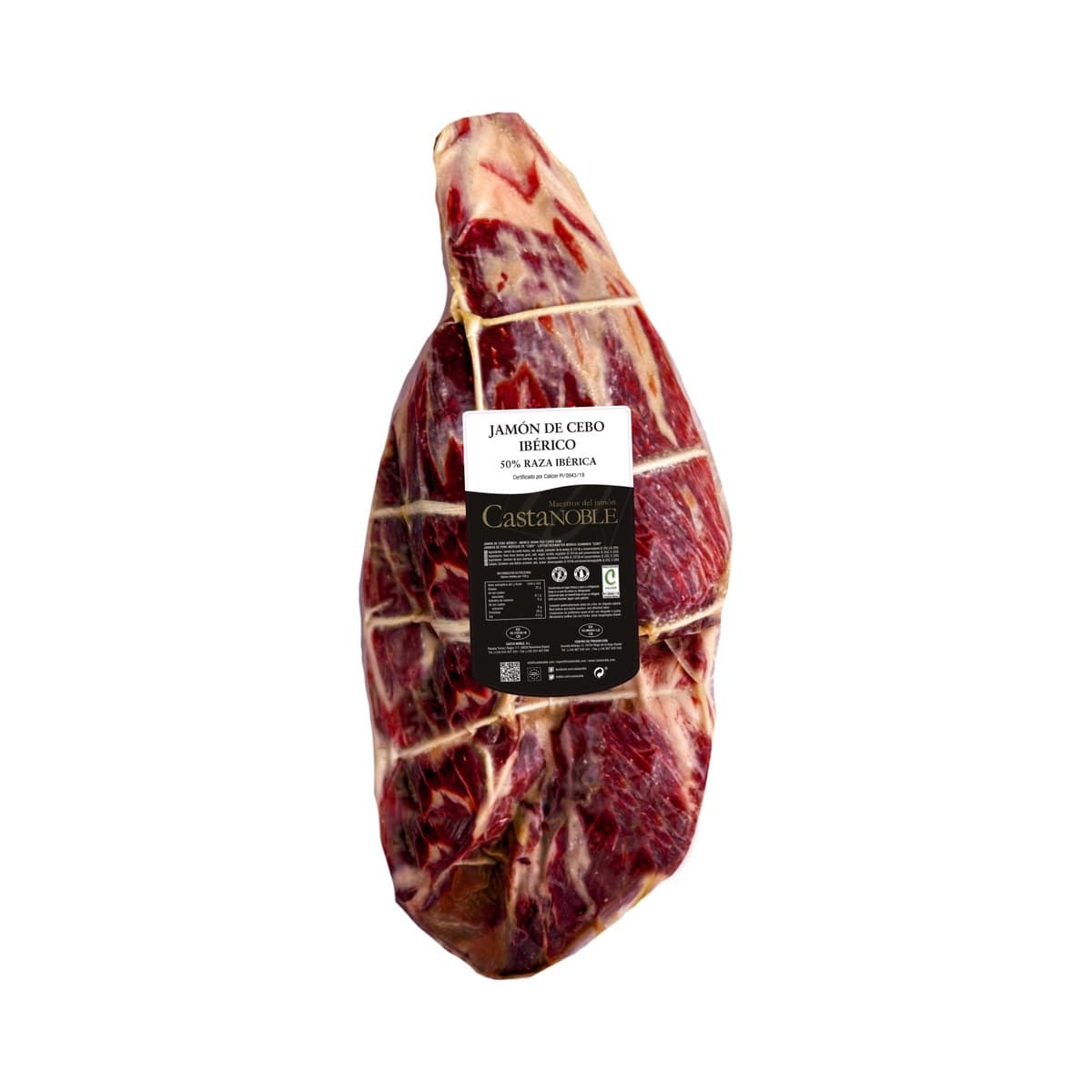Jamón de Cebo Ibérico 50% Raza Ibérica Deshuesado — imagen 1 de 2