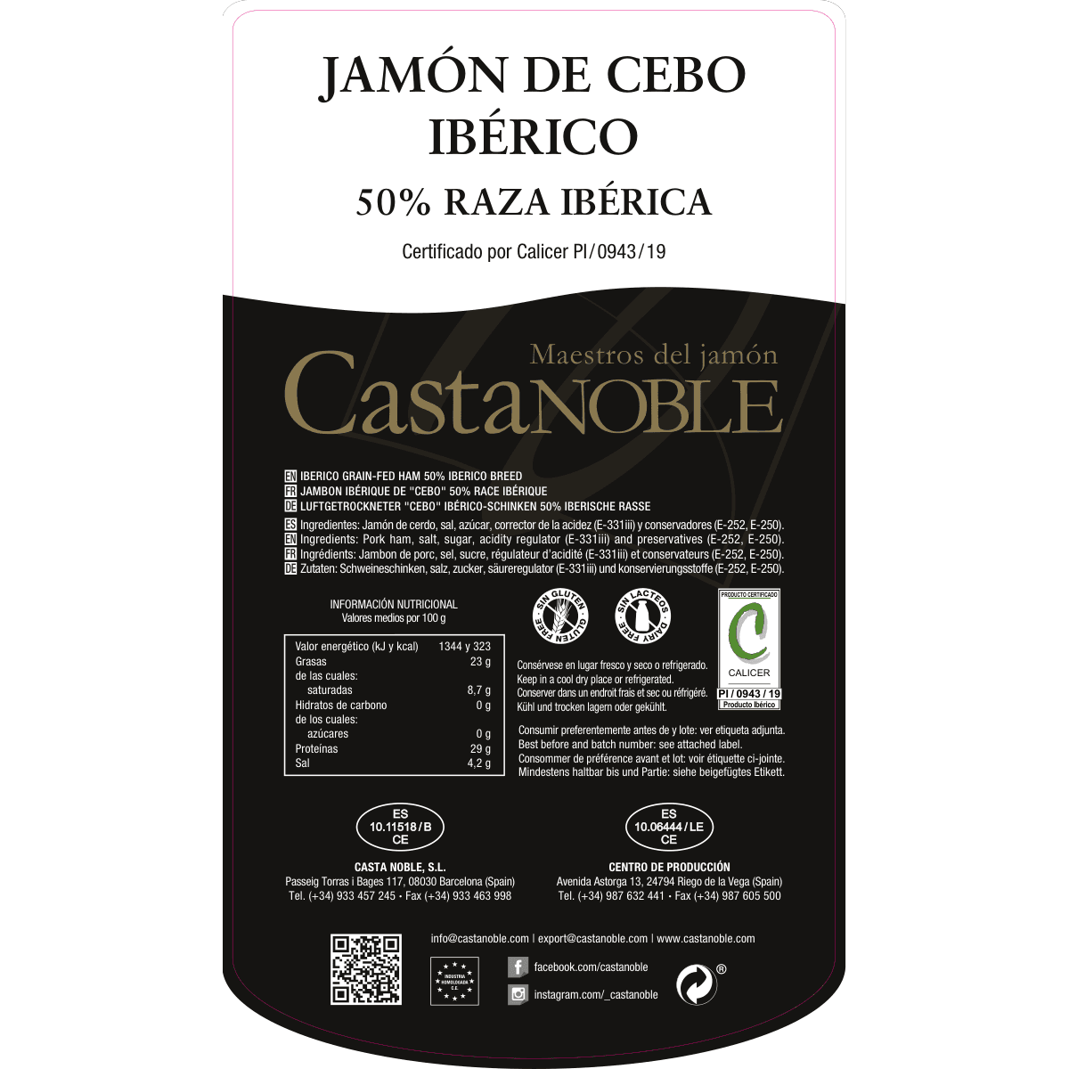 Iberico Grain-Fed Ham 50% Iberico Breed · Boneless — image 2 of 2