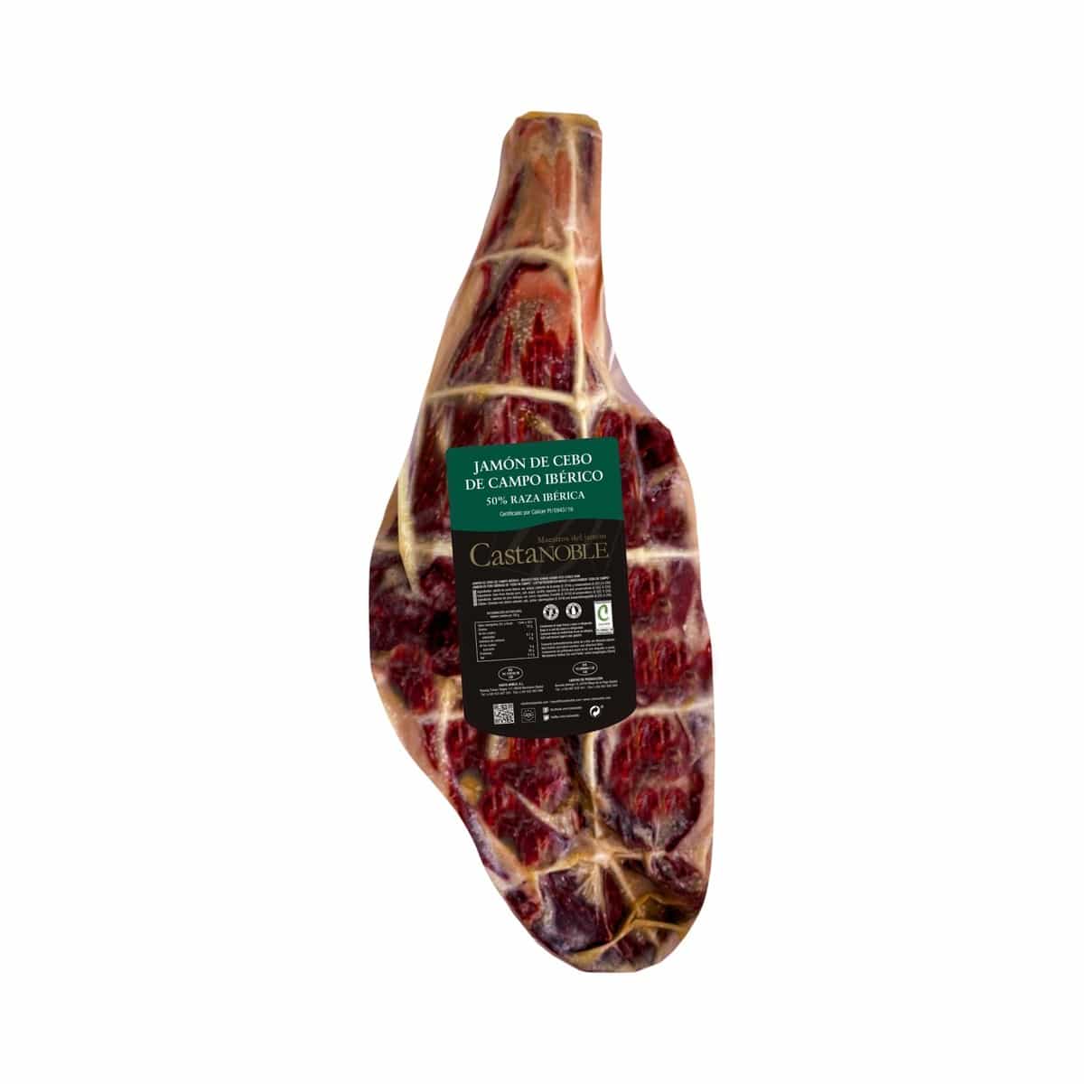 Jamón de Cebo de Campo Ibérico 50% Raza Ibérica Deshuesado