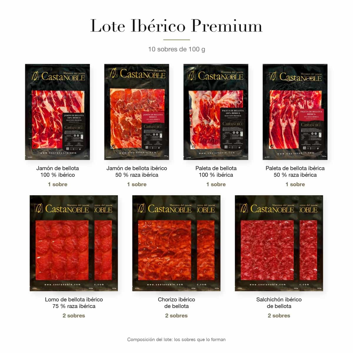 Lote Ibérico Premium Loncheado