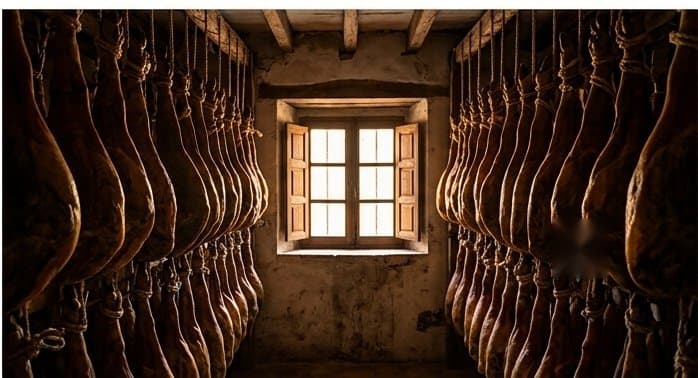 El proceso de curado del jamón ibérico