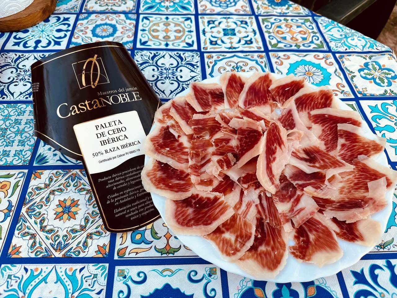 Receta: montadito de paleta ibérica